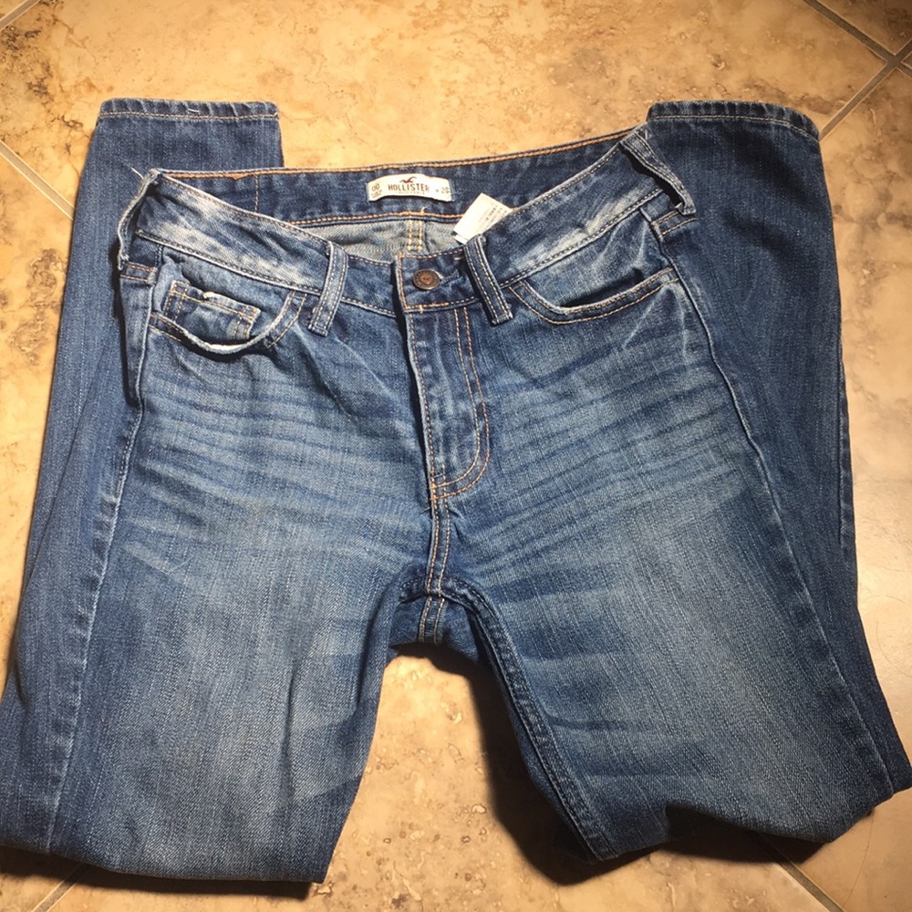 HOLLISTER BOYFRIEND JEANS HIGH WAISTED